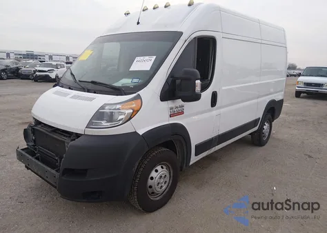 2020 Ram Promaster 1500 High Roof 136 Wb из США, поврежденный, VIN 3C6TRVBG6LE126280